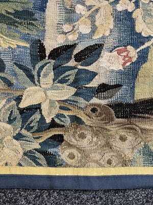 Lot 1122 - A LARGE AND IMPRESSIVE 18TH CENTURY FRENCH VERDURE TAPESTRY