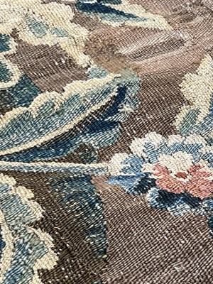 Lot 1122 - A LARGE AND IMPRESSIVE 18TH CENTURY FRENCH VERDURE TAPESTRY