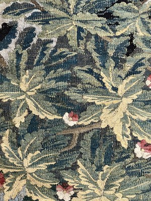 Lot 1122 - A LARGE AND IMPRESSIVE 18TH CENTURY FRENCH VERDURE TAPESTRY