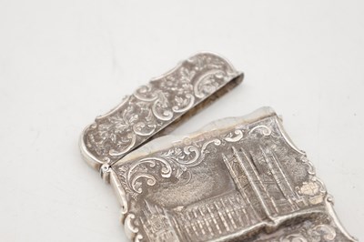 Lot 78 - A VICTORIAN ENGLISH SILVER CARD CASE