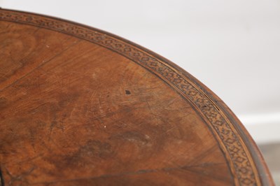 Lot 1500 - A 19TH CENTURY ITALIAN WALNUT AND MARQUETRY SORRENTO TABLE