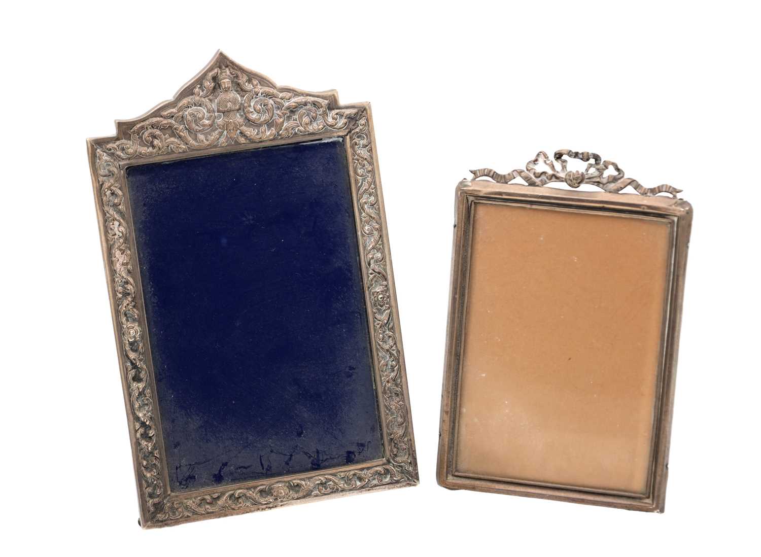 Lot 59 - TWO SILVER PHOTOGRAPH FRAMES