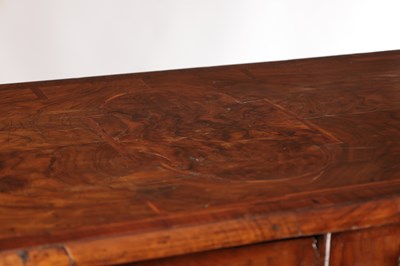 Lot 1564 - A WILLIAM AND MARY WALNUT AND HERRING-BANDED CHEST ON STAND