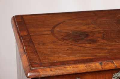 Lot 1564 - A WILLIAM AND MARY WALNUT AND HERRING-BANDED CHEST ON STAND