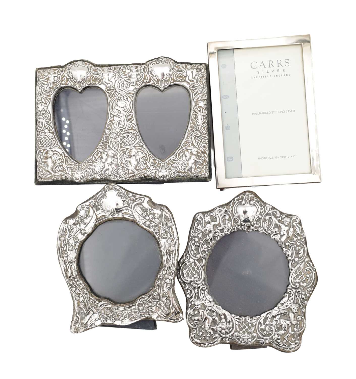 Lot 108 - A COLLECTION OF EARLY 20TH CENTURY AND LATER ENGLISH SILVER PICTURE FRAMES