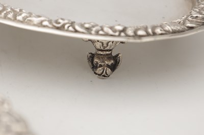 Lot 43 - A COLLECTION OF 19TH/20TH CENTURY ENGLISH SILVER TRAYS