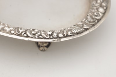 Lot 43 - A COLLECTION OF 19TH/20TH CENTURY ENGLISH SILVER TRAYS