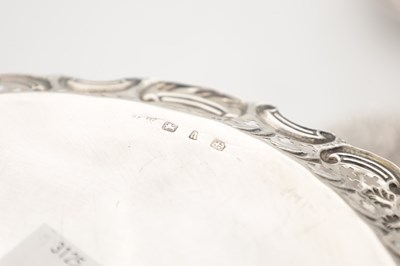 Lot 43 - A COLLECTION OF 19TH/20TH CENTURY ENGLISH SILVER TRAYS