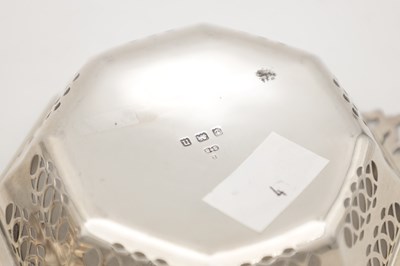 Lot 95 - A COLLECTION OF EARLY 20TH CENTURY ENGLISH SILVER BON BON DISHES