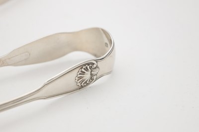 Lot 88 - A COLLECTION OF 19TH CENTURY ENGLISH AND SCOTTISH SILVER SUGAR TONGS