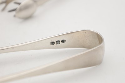 Lot 88 - A COLLECTION OF 19TH CENTURY ENGLISH AND SCOTTISH SILVER SUGAR TONGS