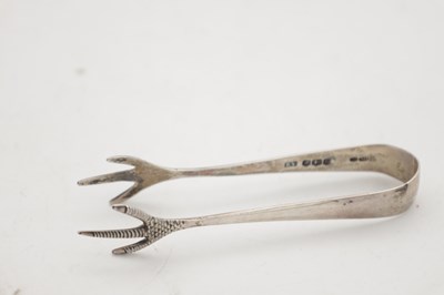 Lot 88 - A COLLECTION OF 19TH CENTURY ENGLISH AND SCOTTISH SILVER SUGAR TONGS