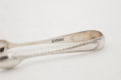 Lot 88 - A COLLECTION OF 19TH CENTURY ENGLISH AND SCOTTISH SILVER SUGAR TONGS