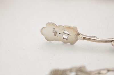 Lot 75 - A COLLECTION OF 19TH CENTURY SILVER PIECES