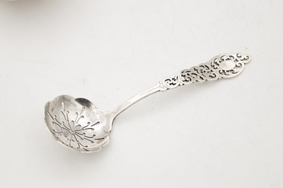 Lot 75 - A COLLECTION OF 19TH CENTURY SILVER PIECES