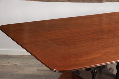 Lot 1542 - A LARGE REGENCY MAHOGANY CENTRE TABLE POSSIBLY BY GEORGE BULLOCK