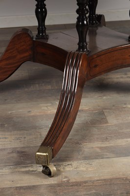 Lot 1542 - A LARGE REGENCY MAHOGANY CENTRE TABLE POSSIBLY BY GEORGE BULLOCK