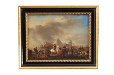 Lot 949 - FOLLOWER OF PHILIPS WOUWERMAN, AN 18TH CENTURY DUTCH OIL ON CANVAS