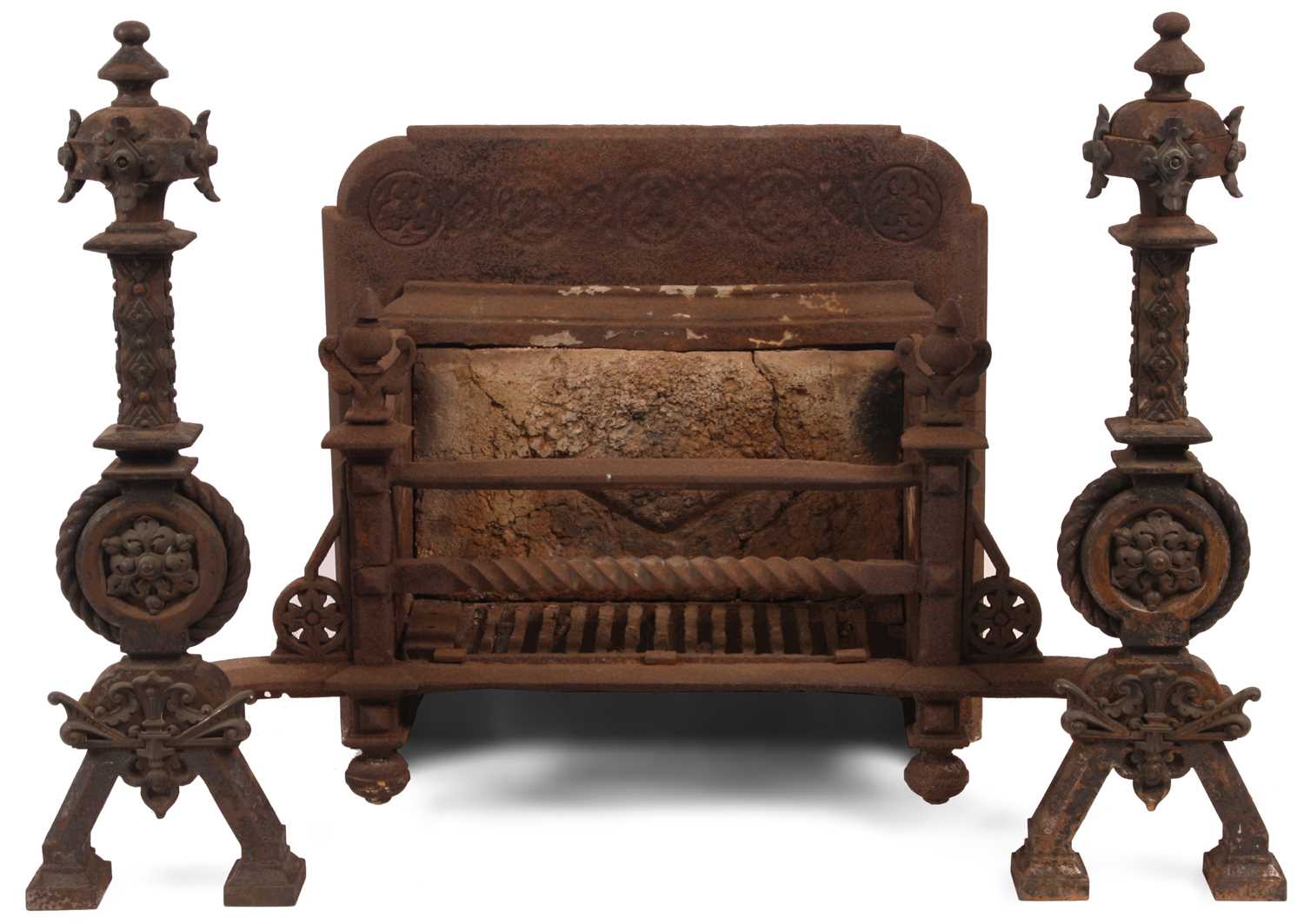 Lot 600 - A late 19th Century Aesthetic style Cast Iron...