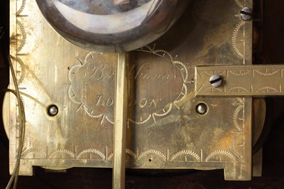 Lot 1286 - BROCKBANKS, LONDON. A REGENCY EGYPTIAN REVIVAL ORMOLU MOUNTED MAHOGANY BRACKET CLOCK