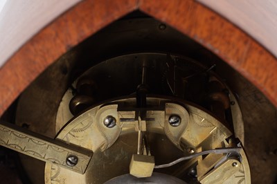 Lot 1286 - BROCKBANKS, LONDON. A REGENCY EGYPTIAN REVIVAL ORMOLU MOUNTED MAHOGANY BRACKET CLOCK