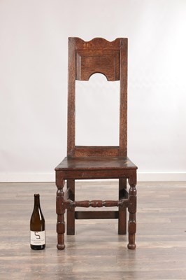 Lot 1559 - THREE 17TH CENTURY OAK HALL CHAIRS