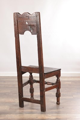 Lot 1559 - THREE 17TH CENTURY OAK HALL CHAIRS