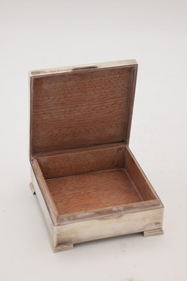 Lot 26 - TWO SILVER BOXES