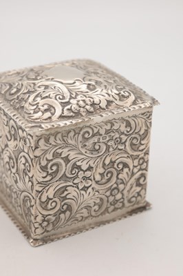 Lot 26 - TWO SILVER BOXES