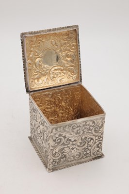 Lot 26 - TWO SILVER BOXES