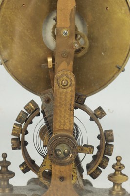 Lot 1365 - EUREKA CLOCK CO. LTD., LONDON AN EARLY 20TH CENTURY ENGLISH MAHOGANY FIVE GLASS 1000 DAY ELECTRIC MANTEL CLOCK