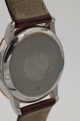 Lot 342 - A GENTLEMAN'S STEEL AND GOLD OMEGA DE VILLE PRESTIGE CO-AXIAL CHRONOMETER WRIST WATCH