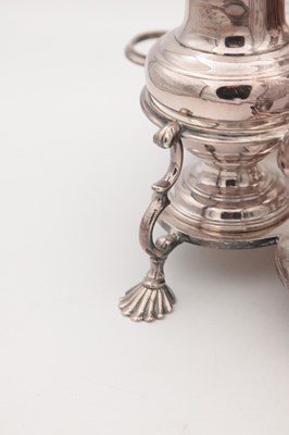 Lot 51 - A GEORGE II ENGLISH SILVER CRUET SET