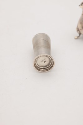 Lot 92 - A COLLECTION OF EARLY 20TH CENTURY ENGLISH SILVER ITEMS