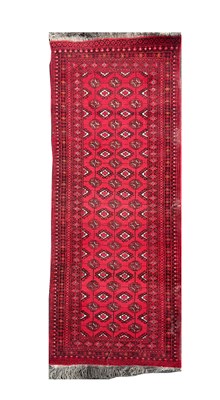 Lot 1145 - AN AFGHAN WOOL HAND KNOTTED TRIBAL CARPET