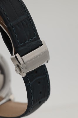 Lot 444 - A GENTLEMAN'S STAINLESS STEEL HAMILTON JAZZMASTER CHRONOGRAPH AUTOMATIC WRIST WATCH