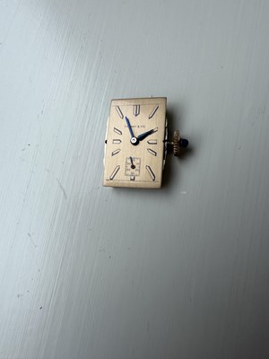 Lot 468 - AN 18CT ROSE GOLD TIFFANY & CO. GENTLEMAN'S WRIST WATCH WITH FLARED LUGS