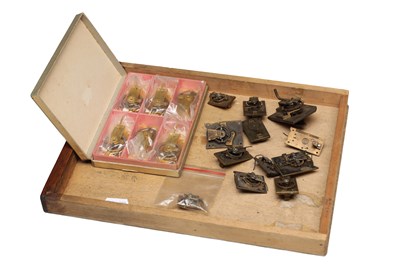 Lot 1333 - A COLLECTION OF CARRIAGE CLOCK BALANCE WHEEL ESCAPEMENTS