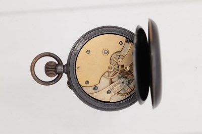 Lot 507 - A LATE 19TH CENTURY GUNMETAL TRIPLE CALENDAR MOONPHASE OPEN FACE POCKET WATCH