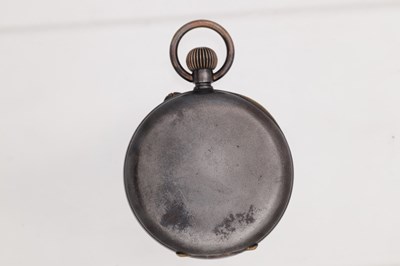 Lot 507 - A LATE 19TH CENTURY GUNMETAL TRIPLE CALENDAR MOONPHASE OPEN FACE POCKET WATCH