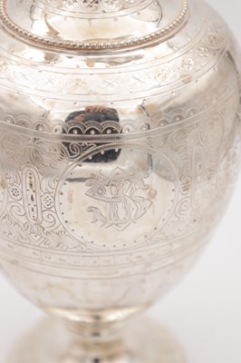 Lot 85 - A VICTORIAN ENGLISH SILVER EWER