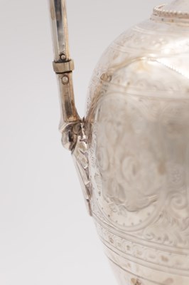 Lot 85 - A VICTORIAN ENGLISH SILVER EWER
