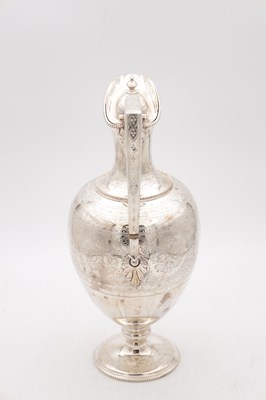 Lot 85 - A VICTORIAN ENGLISH SILVER EWER