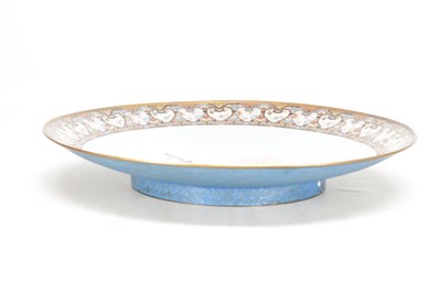 Lot 740 - A MEIJI PERIOD JAPANESE CLOISONNE ENAMEL CHARGER