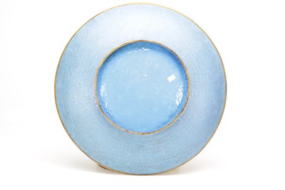 Lot 740 - A MEIJI PERIOD JAPANESE CLOISONNE ENAMEL CHARGER