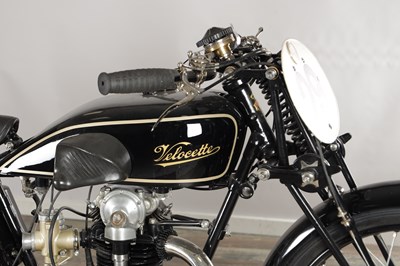 Lot A 1929 VELOCETTE KN 350CC MOTORCYCLE