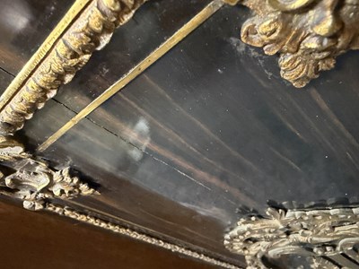 Lot 1534 - A 19TH CENTURY BOULLE TORTOISESHELL AND COROMANDEL SIDE CABINET