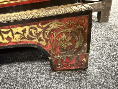Lot 1534 - A 19TH CENTURY BOULLE TORTOISESHELL AND COROMANDEL SIDE CABINET