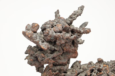 Lot 777 - A 19TH CENTURY CHINESE ROOTWOOD SCULPTURE