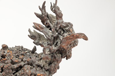 Lot 777 - A 19TH CENTURY CHINESE ROOTWOOD SCULPTURE